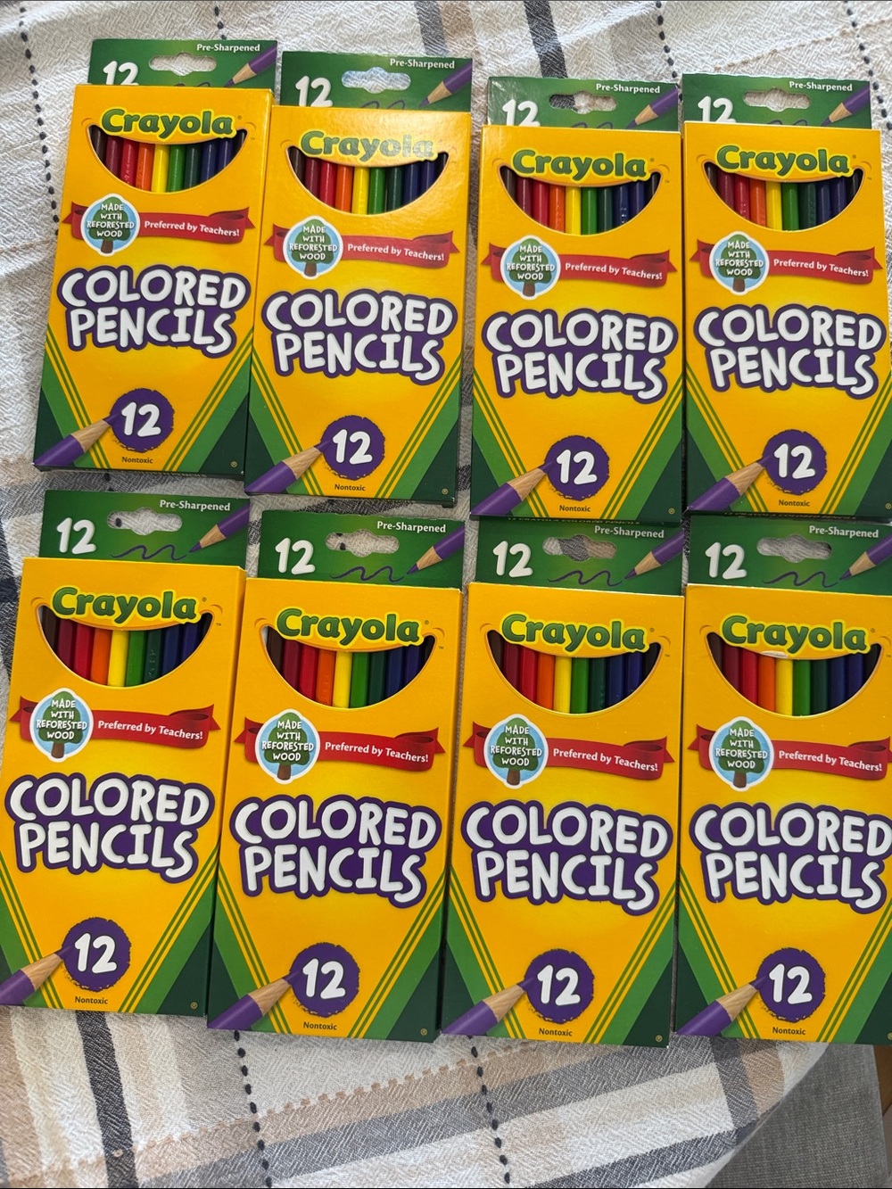 Crayola Colored Pencils 12-Count - Multi Color (Yellow Boxes)